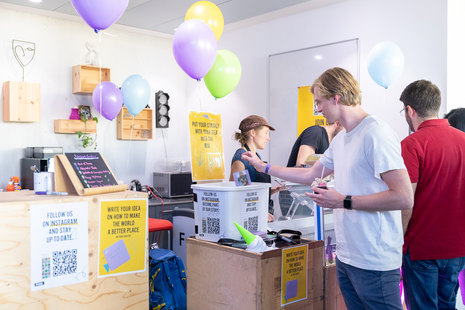 Ice cream for ideas at SPH Open Day 2022 at HPZ